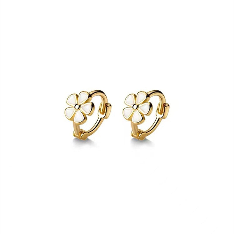 Wholesale High-end and Niche Pure Silver Needle Earrings